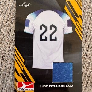 Leaf Jude Bellingham Goal Soccer Patch
Game Worn! England